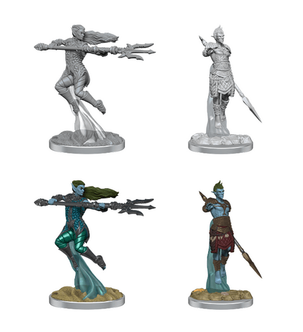 DND UNPAINTED MINIS WV20 SEA ELF FIGHTERS